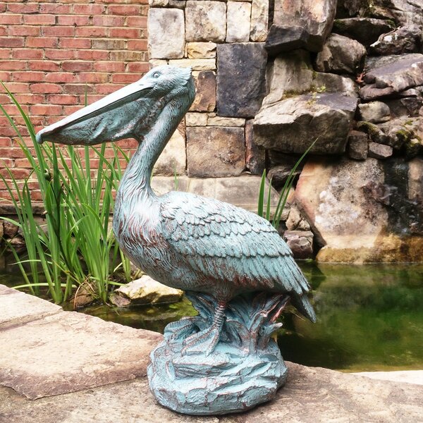 pelican resin statue